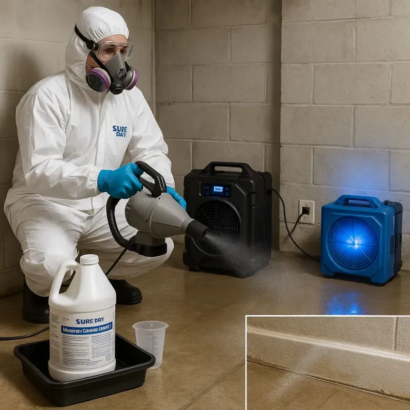 Sanitization and Odor Removal process in Webberville, MI