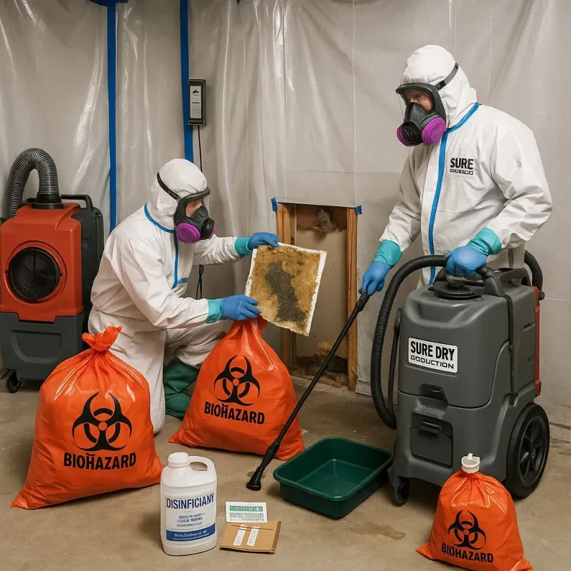 Contaminated Water Handling Protocols process in Webberville, MI