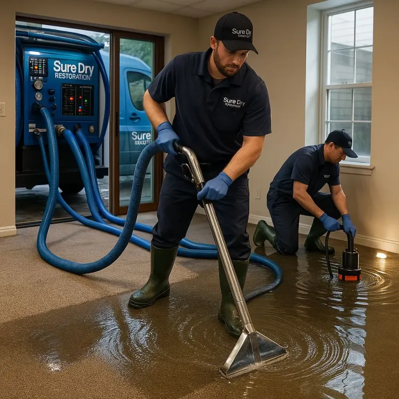 Water Extraction and Removal process in Webberville, MI